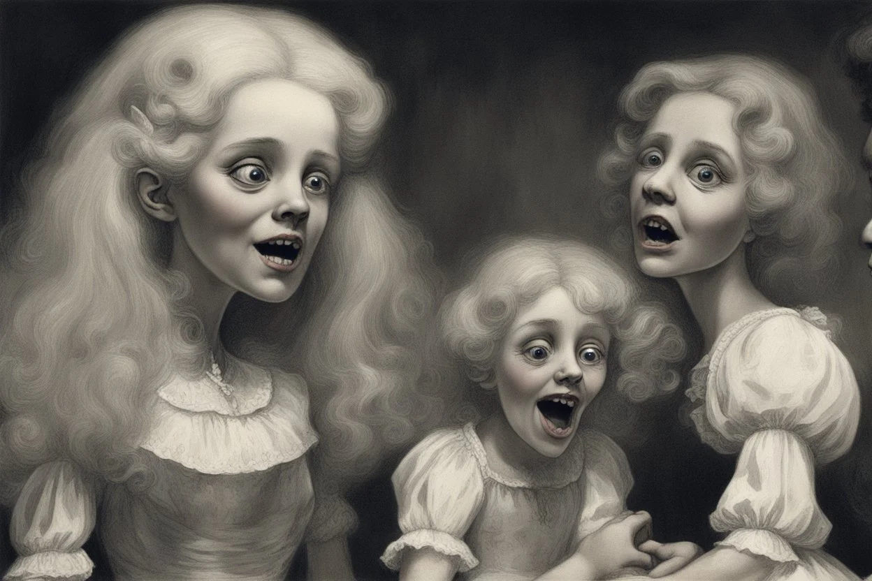 The sisters' laughter was shrill, harsh, mocking, it seemed capable of extinguishing any spark of hope if the witches could find it in the dark and lonely heart of the Monster. Lucinda, as usual, spoke first. The monster, as if hypnotized, did not take his eyes off her face. The witch resembled a strange animated doll with a porcelain face and a shabby dress. Lucinda's voice was even more terrifying—mechanical, monotonous, devoid of intonation.