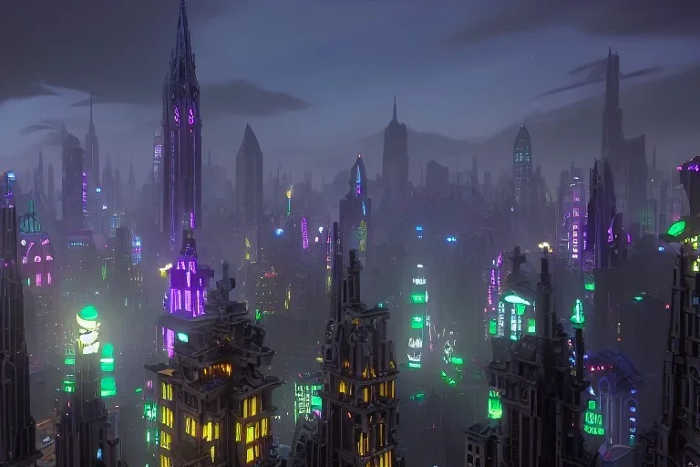 Gothic Metropolis made by lego