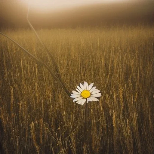 single long stem wild flower in a field, soft focus, award winning landscape photography, nature photography, r/mostbeautiful