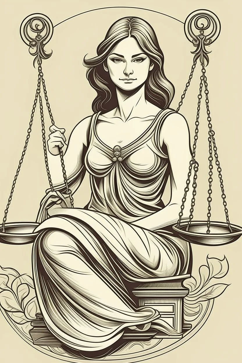 Illustrate a woman who needs justice