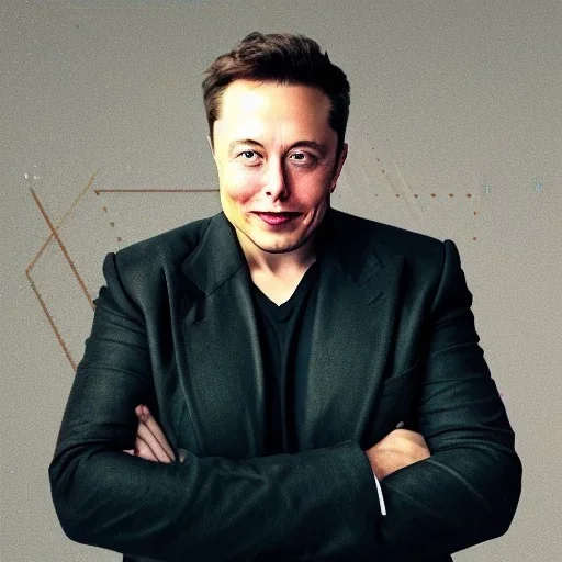 Portrait of Elon Musk