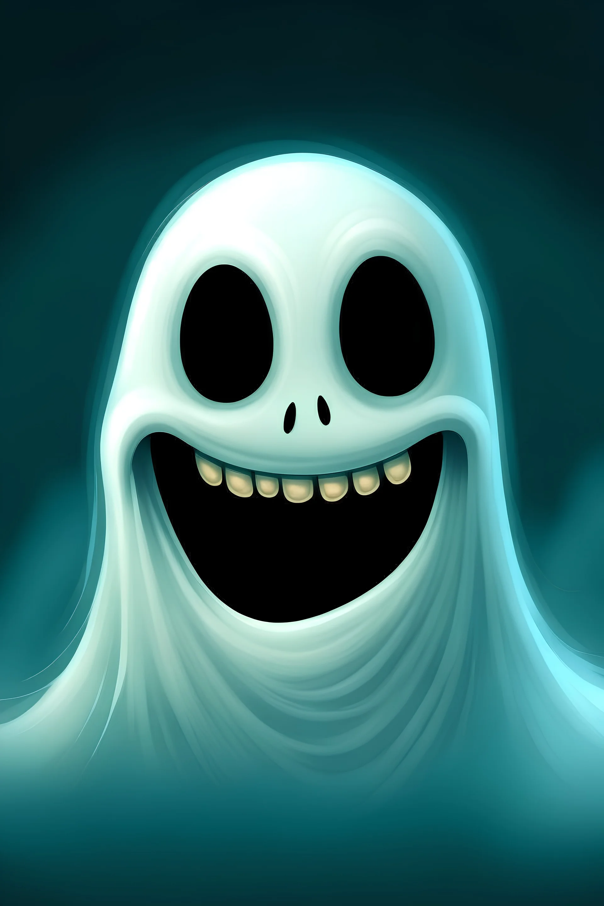 Smiling horor ghost