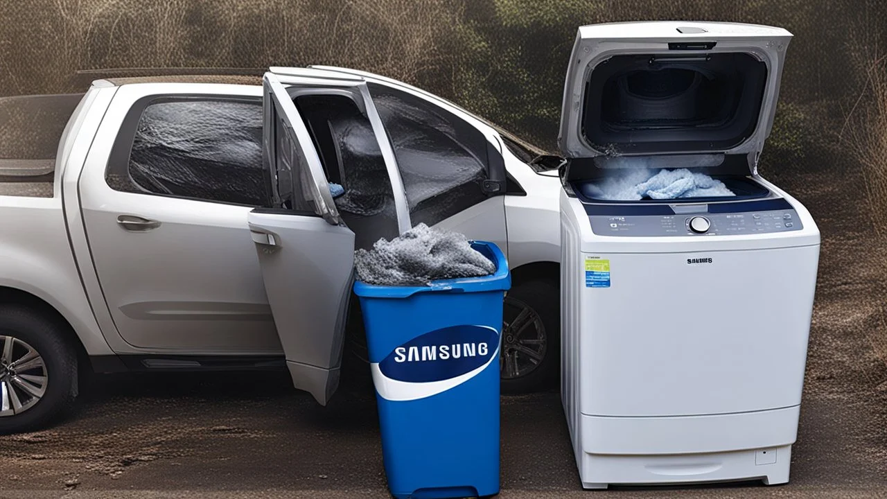 damaged samsung washing machine delivery