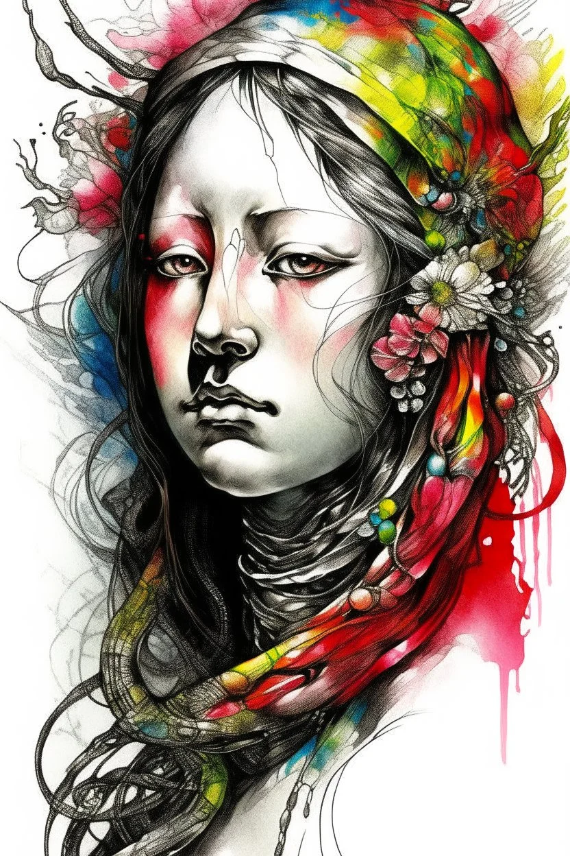 Digital colorful with random color, watercolor Illustration of a beautiful Vibrantrandom color flower meadow fantasy red landscape, mountain river wildflowers butterflies in the morning light, by JB, Waterhouse :: Carne Griffiths, Minjae Lee, Ana Paula Hoppe, :: :: Stylized Splash watercolor art :: Intricate :: Complex contrast :: HDR :: Sharp :: soft :: Cinematic Volumetric lighting :: flowery pastel colours :: wide long shot