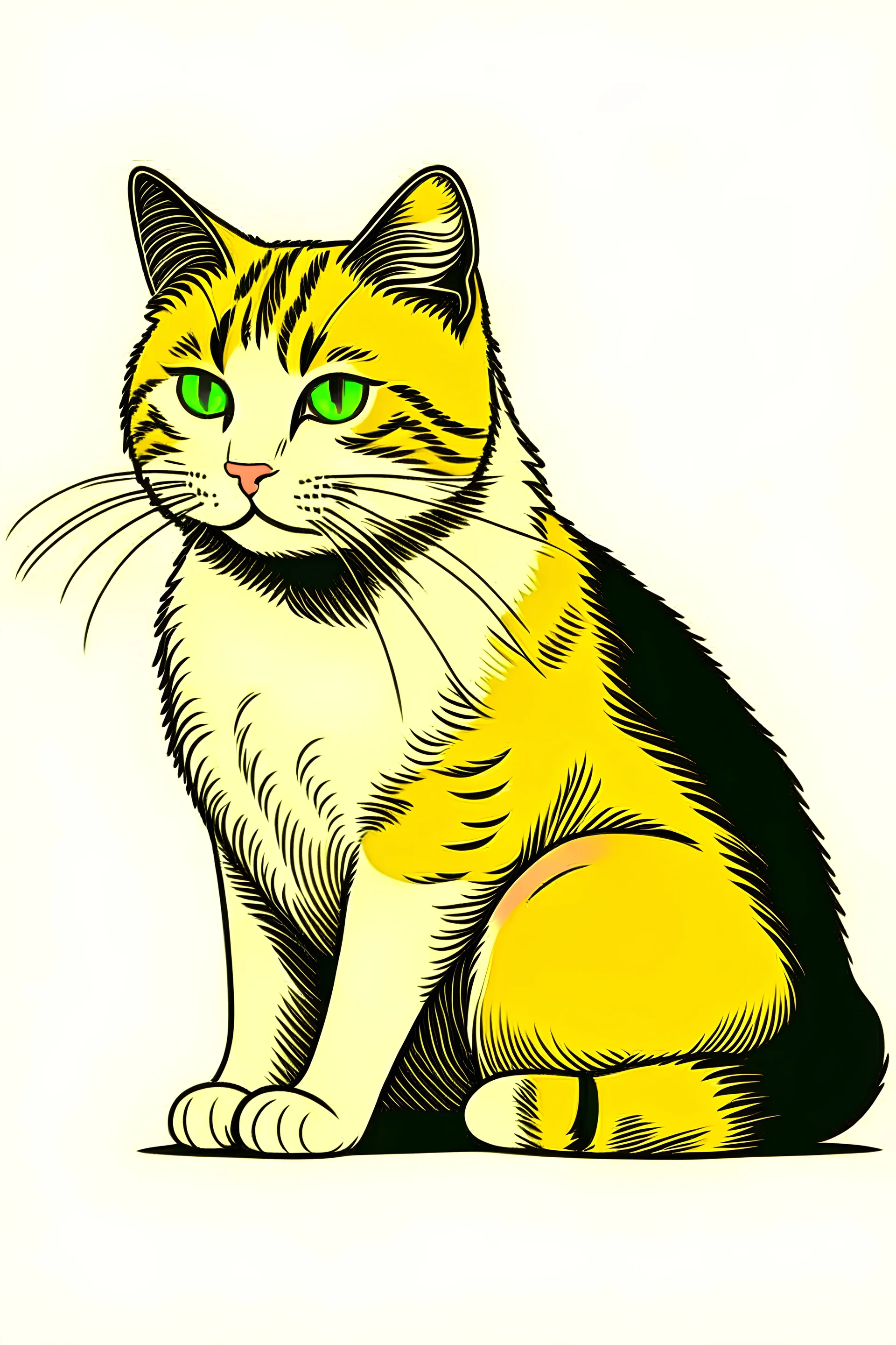 illustration of a cat