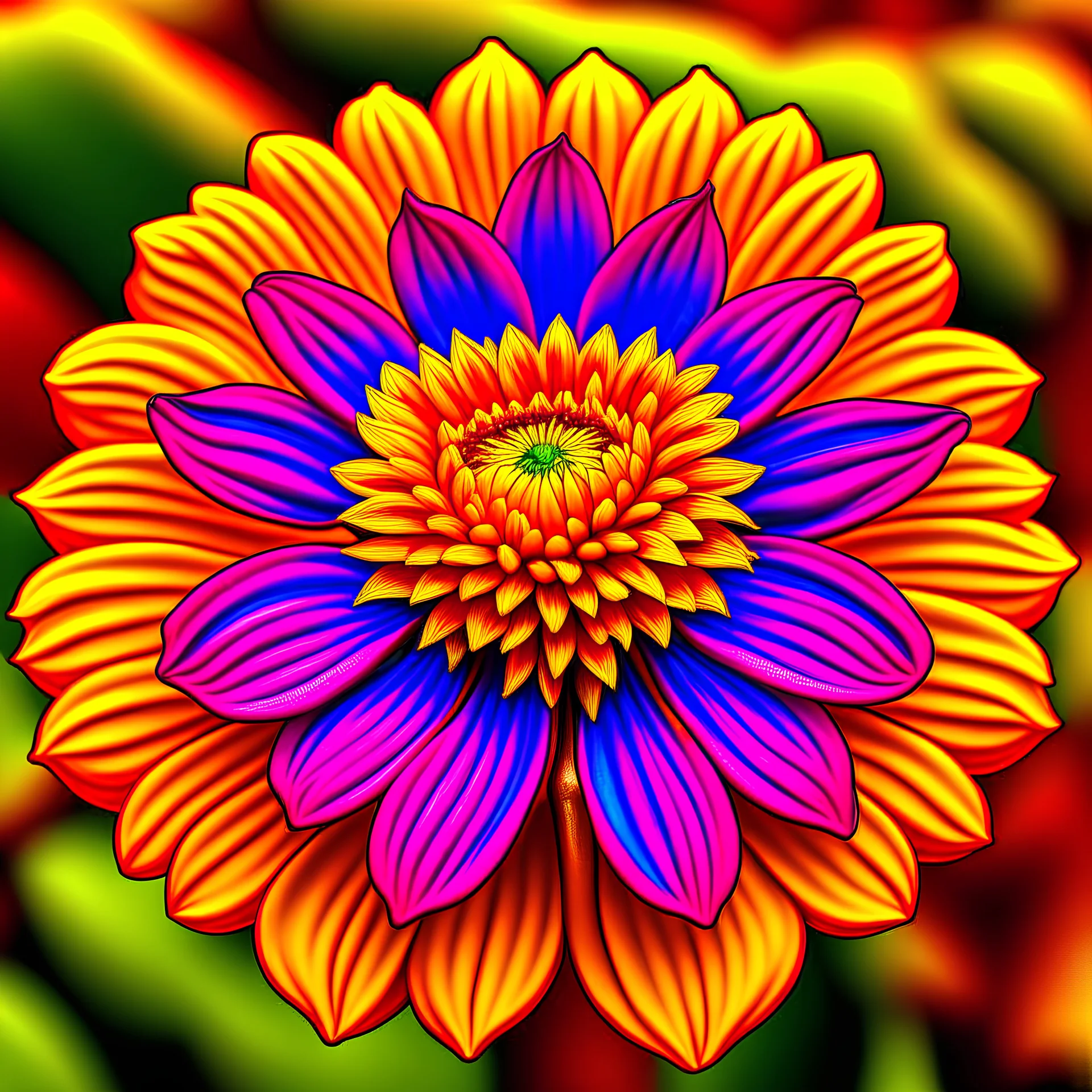 colorful flower