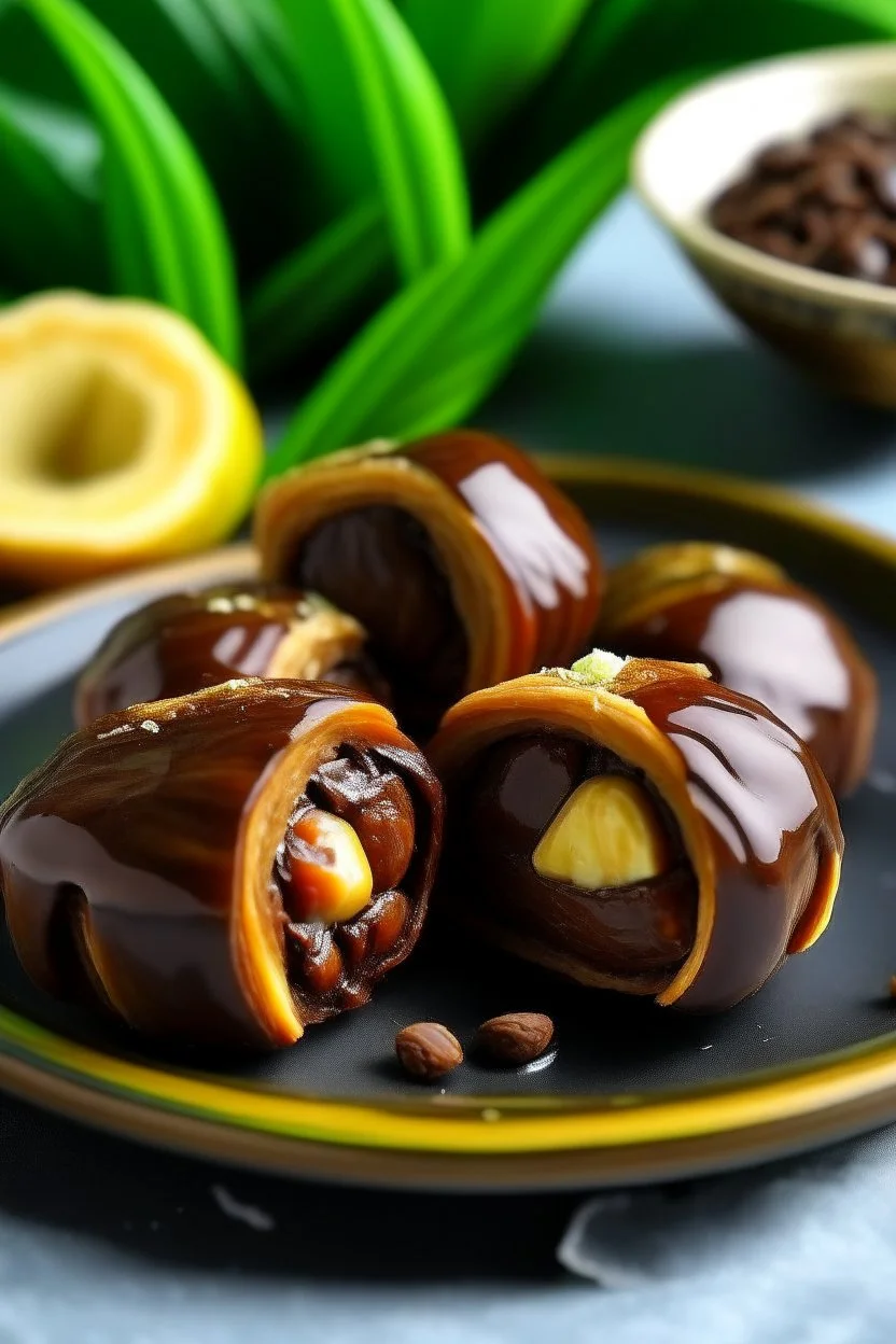 Palm dates stuffed with Nutella