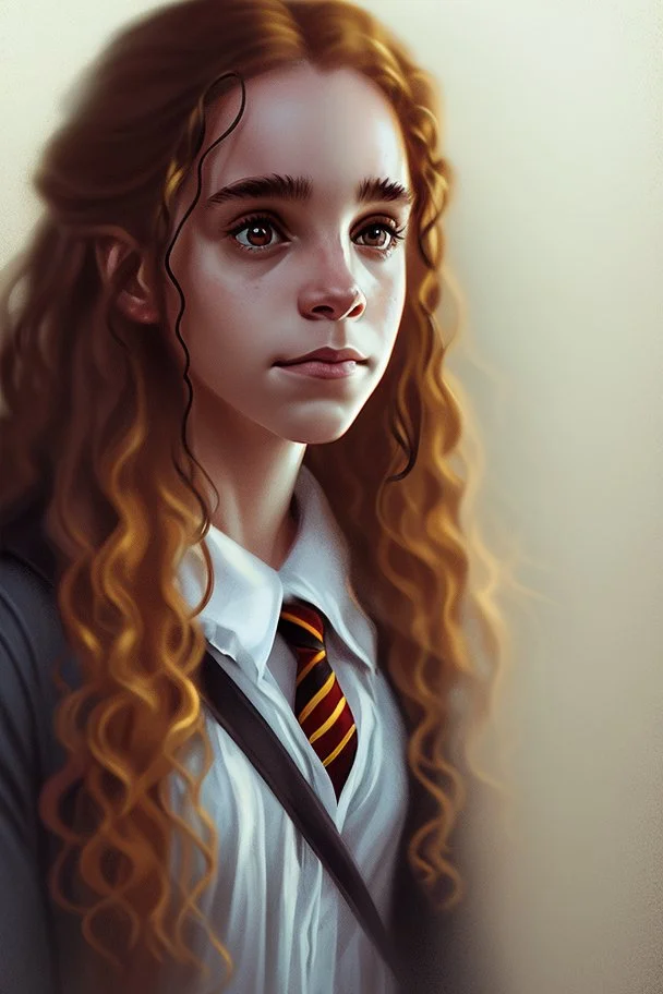 portrait of hermione granger