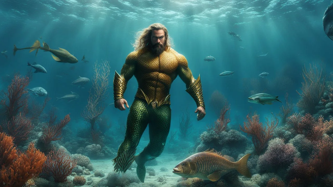 hyperrealistic 4k, seas from the movie aquaman, a lot of plots, and creature, sea animal, underwater