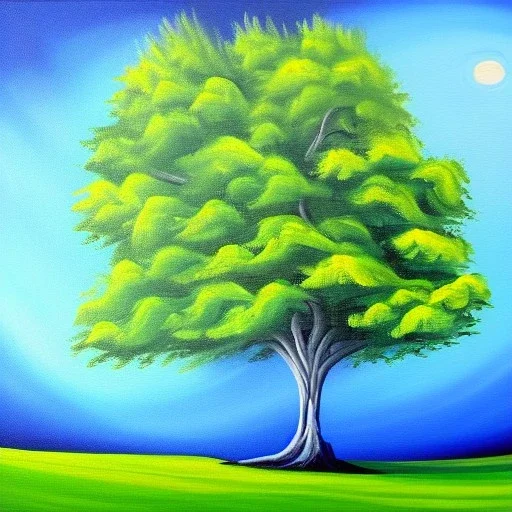 landscape tree painting