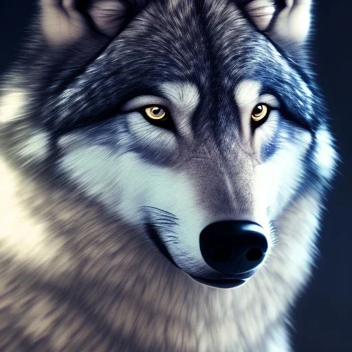 Wolf, masterpiece, expert, 8K, sharp focus, cinematic lighting, beautiful