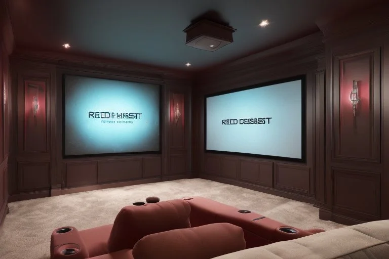 a dedicated home cinema room