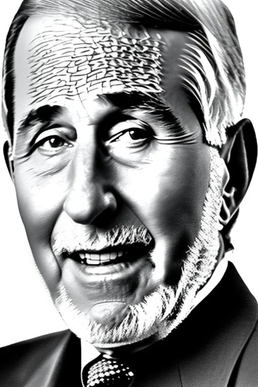 Anthony Fauci photorealistic portrait, black and white
