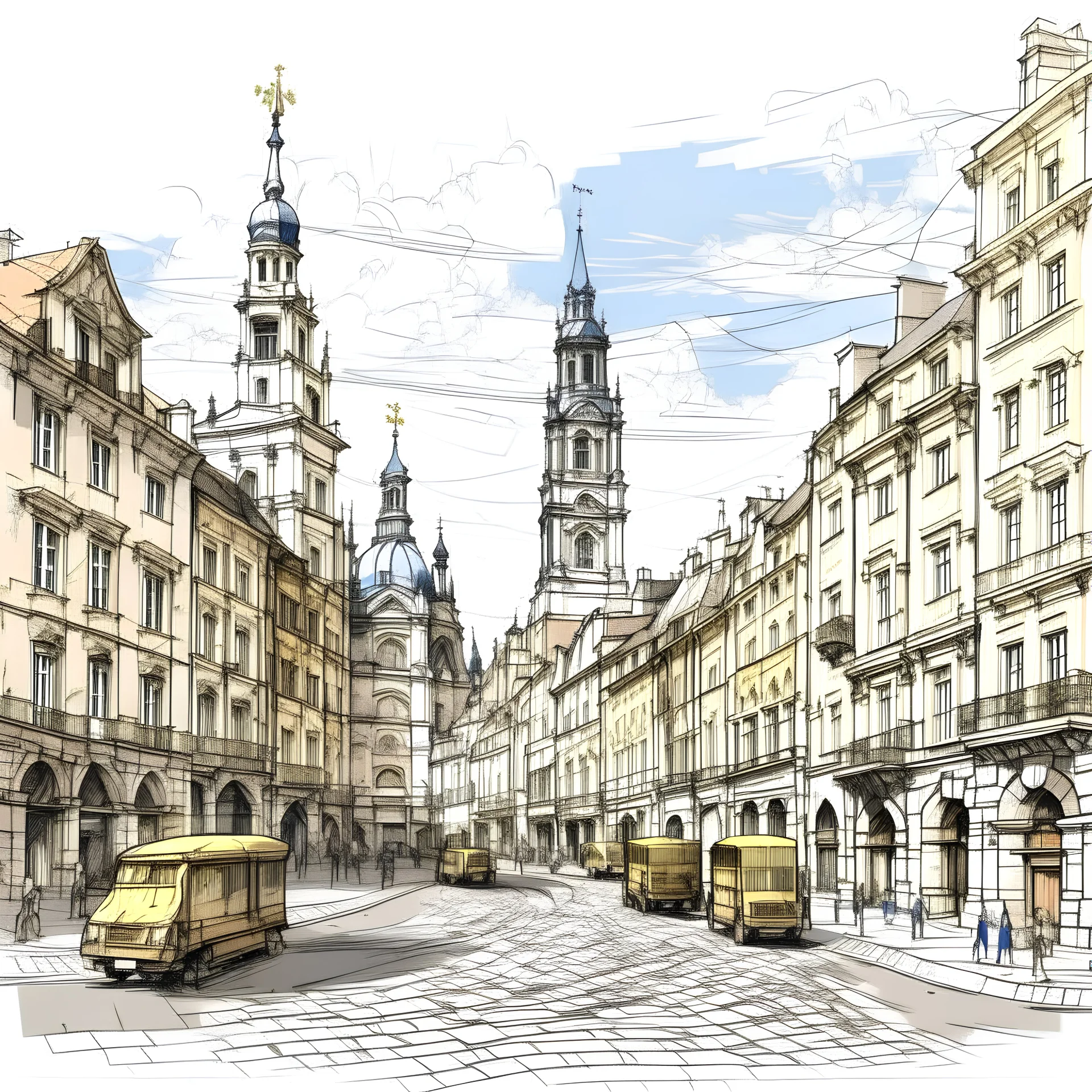 draw Lviv if it were New York