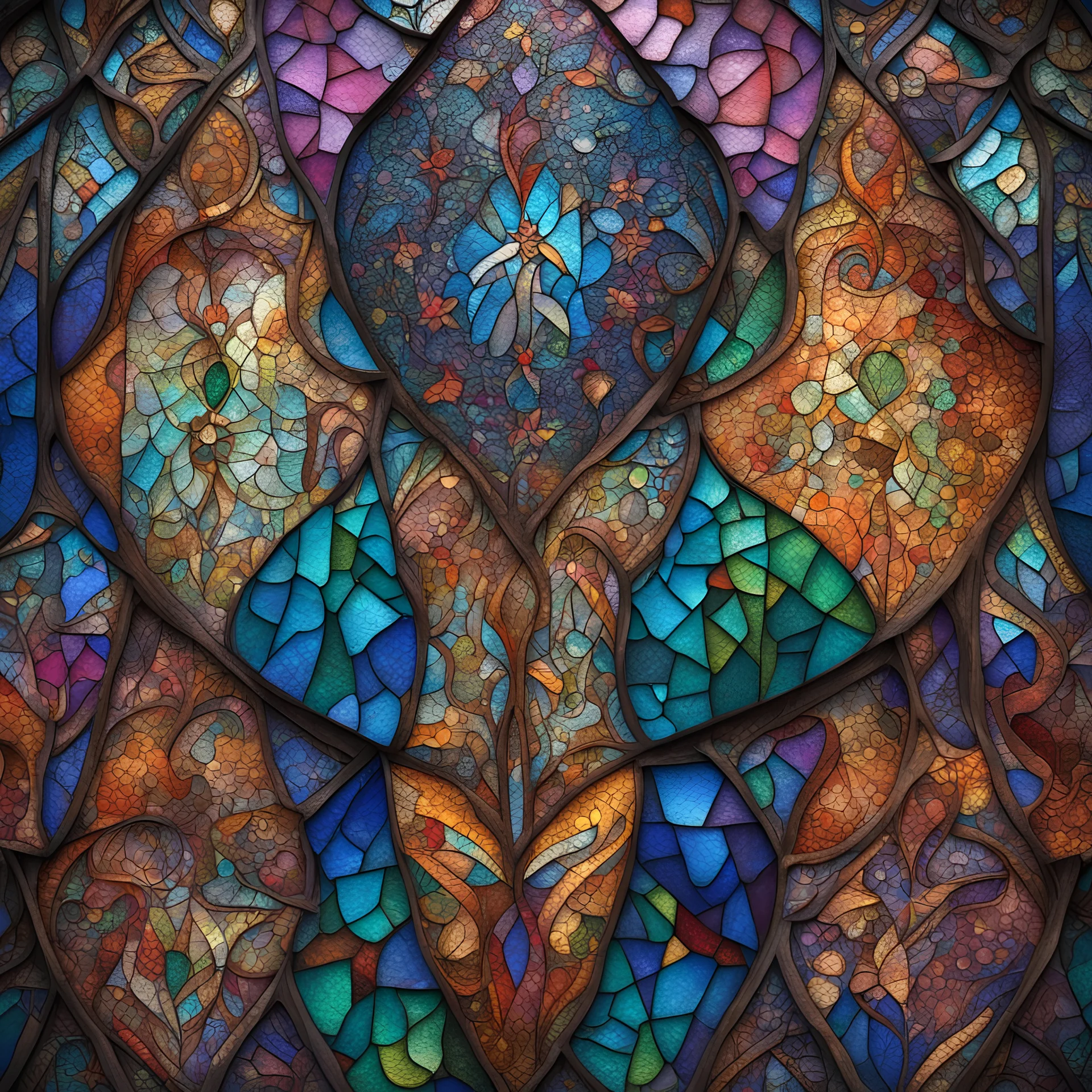 feéricos D&D , compor aparências animal de e suas travessuras inofensivas. Eles têm a pele cromática, coberta por padrões intricados que lembram vitrais.