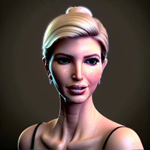 Ivanka trump on a unicycle