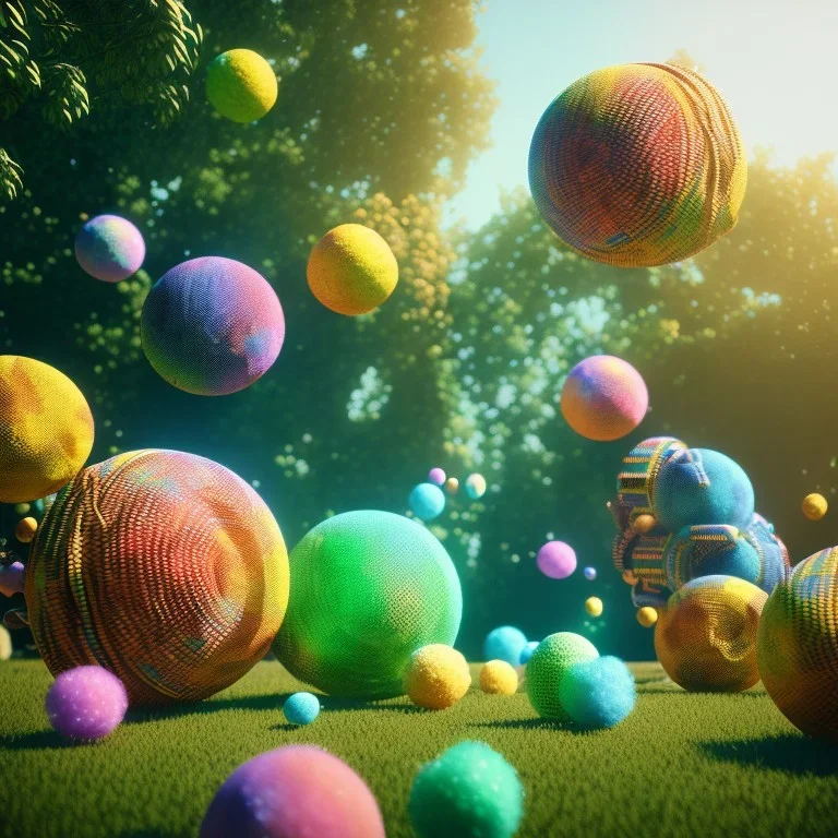 kente scene, octane render, high detail, cottonballs