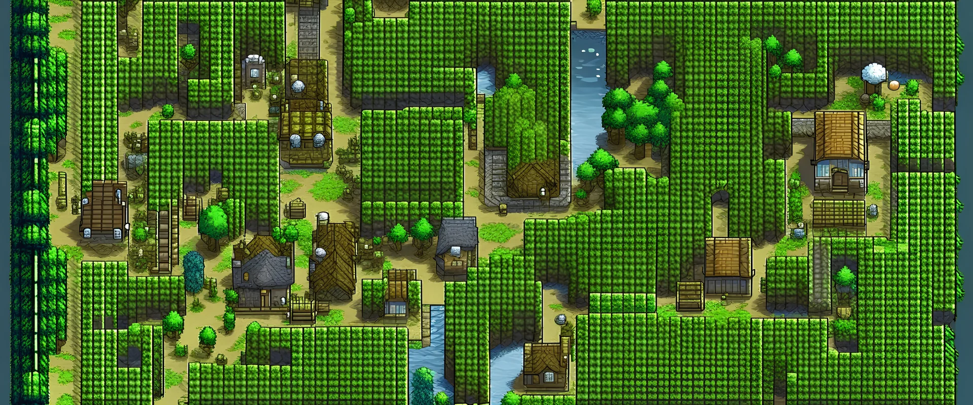 bird eye rpg maker map