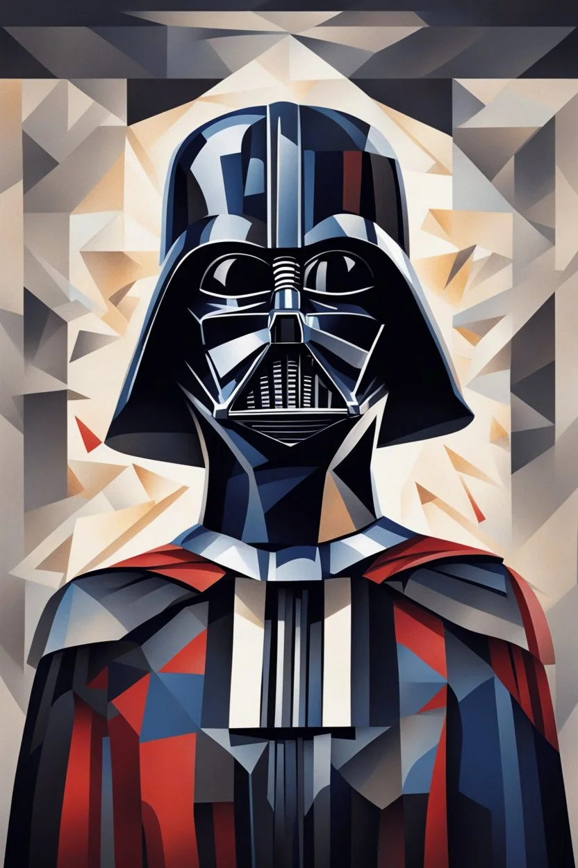 Cubism Darth vader