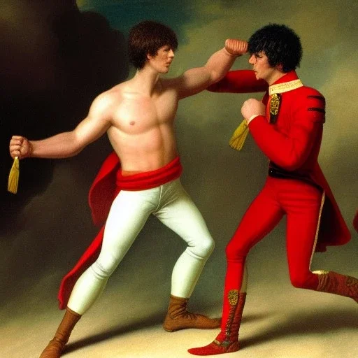 Napoleon Dynamite fist fighting Napoleon Bonaparte