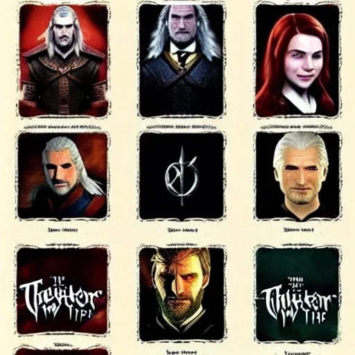 Thé witcher, Harry Potter, hogwarts, lord of the ring