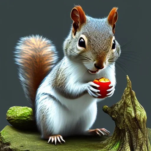 cute squirrel “wearing avatar make up” Pandora