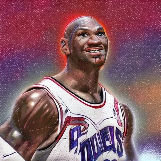 michael jordan in dragon ball z style