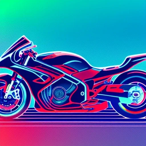 fullbody Drawing of 'sketch of SUperBike',intricate detail,andrea bonelli,Kilian Eng,Ohrai,evan lee,Aleksandr Sidelnikov,KyuYong Eom,three quarters frontal aerial view,toned colors,16k