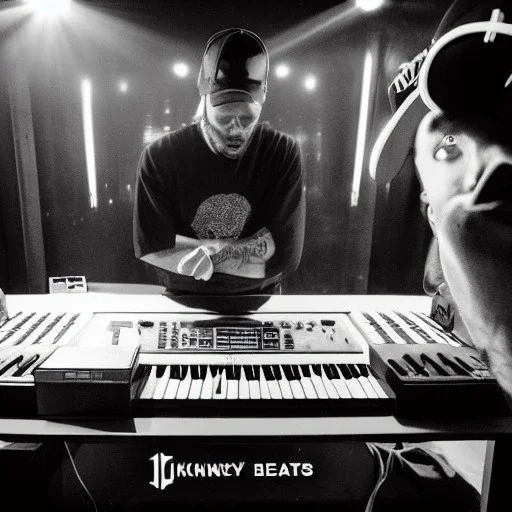 Kenny beats making music