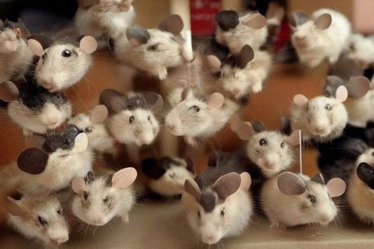 pulp-fiction taxidermy mice