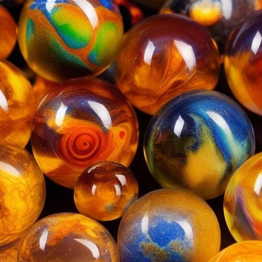 various marbles shiny golden galactic ambience galaxies shiny high detail high def 8k