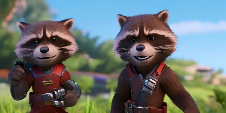 rocket raccoon from guardians of the galaxy