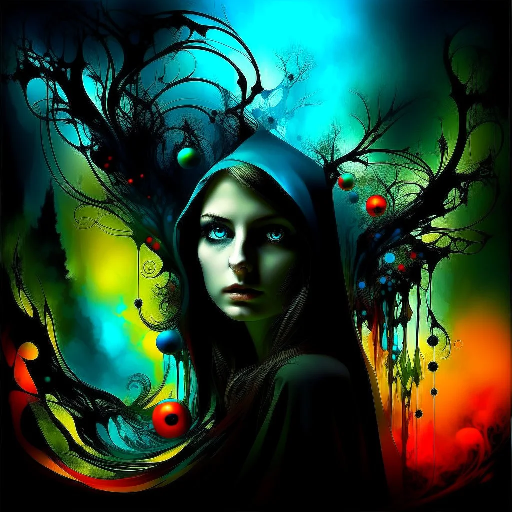 WOMAN Mysterious