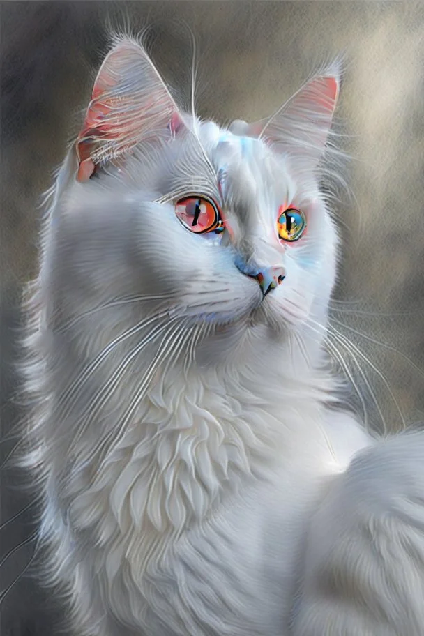 white cat