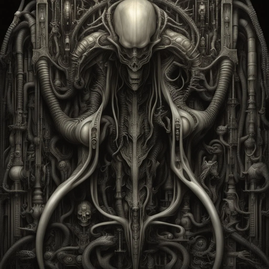 While H.R. Giger's biomechanical art is well-known for its dark and surreal aesthetic in the realm of science fiction and horror, it has also influenced other genres including anime. Anime creators have drawn inspiration from Giger's intricate biomechanical designs to create visually stunning and thought-provoking works that blend human and machine elements in unique ways. Some anime series and films that have been influenced by Giger's biomechanical style include: 1. "Neon Genesis Evangelion"