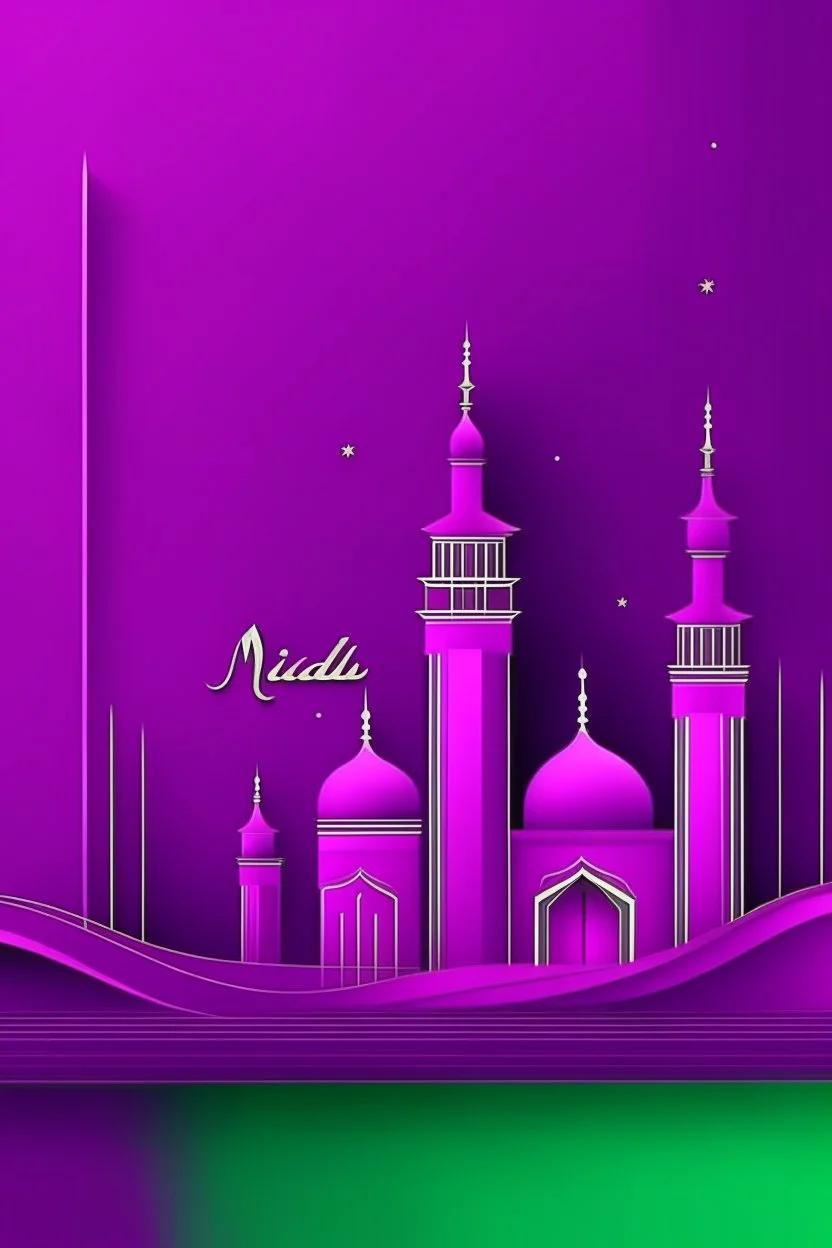 Saudi National Day Purple Background