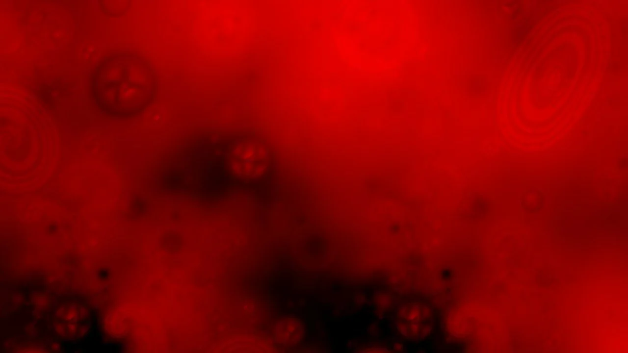 A background with a color that shades from red to black, in an eye-catching and psychedelic look.