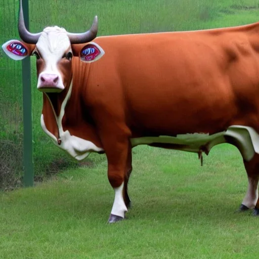 cow with gun