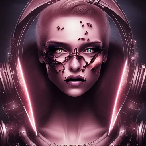 Women jumping mutant dark night