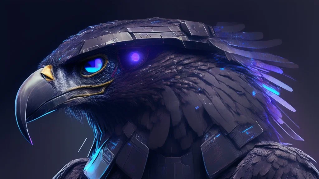 profile picture of a cyberfalcon with imposing looking