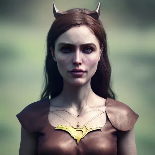 analog style, Celtic goddes, portrait, simmetric eyes, ambient, batgirl make up outfit, ultra realistic photo, unreal engine