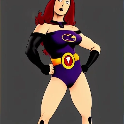 Epic full body picture portrait of busty atletic young beautiful Raven teen titans Frank Frazetta styles