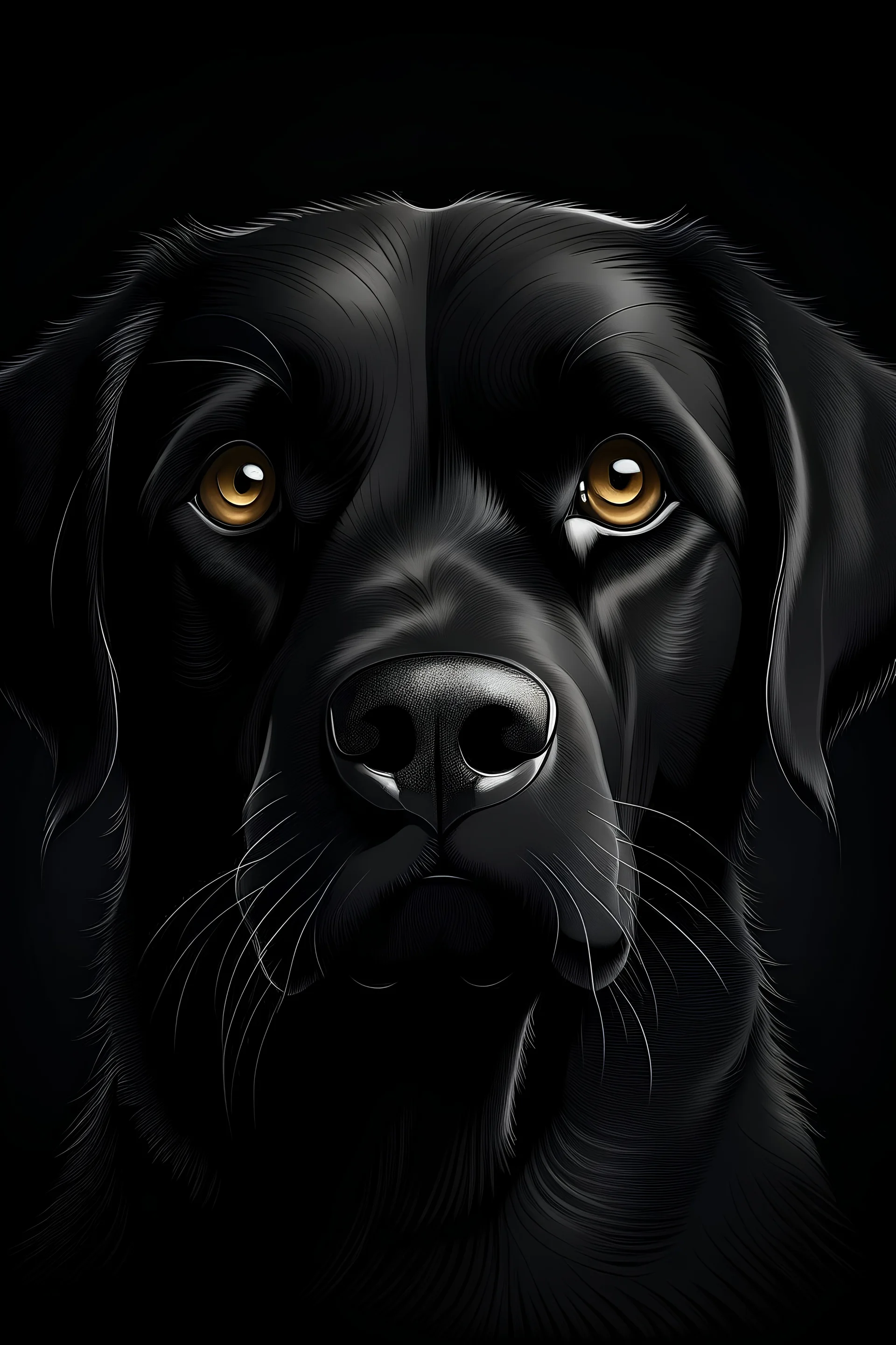 generate black dog