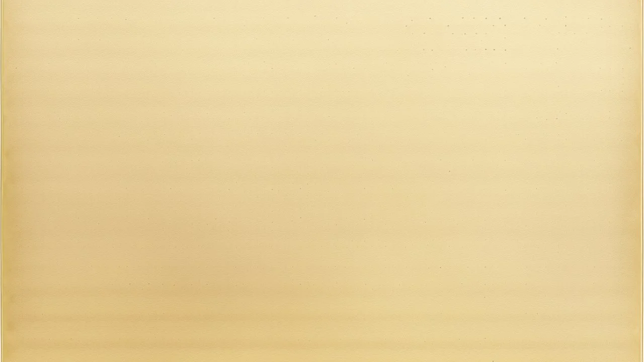 Gran campo cromático crema con pigmentos suaves y perforaciones minúsculas distribuidas irregularmente.