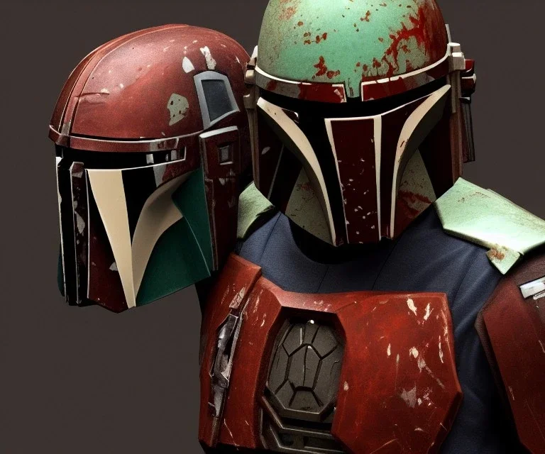 Zombie Mandalorian, photo realistic