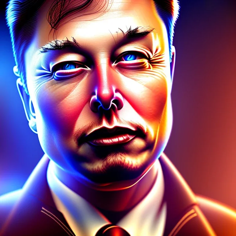 elon musk, by Mahmoud Sai, Cartographic, Circuitry, Golden Hour, Closeup-View, 16k, Lumen Global Illumination, Diffraction Grading ,