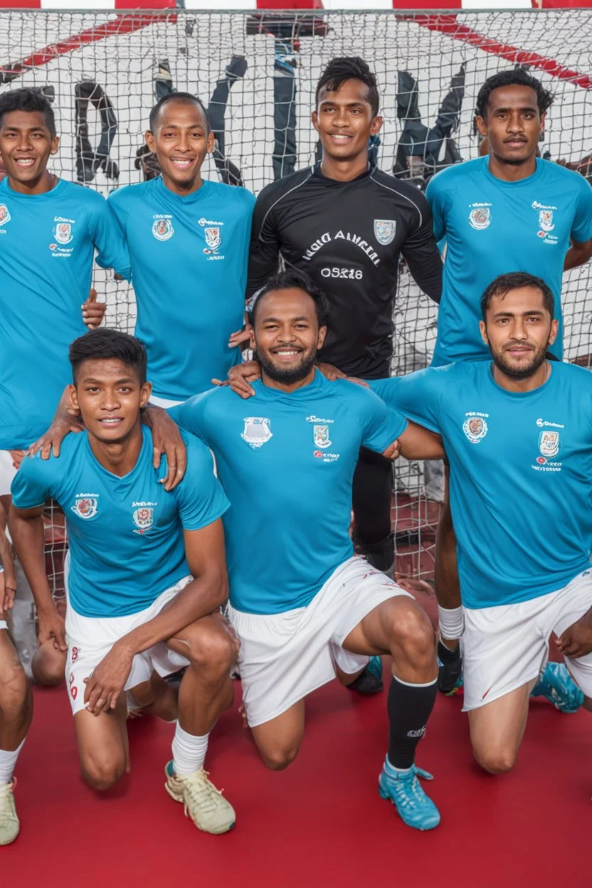 bangladesh football team, Filmado em Canon EOS R5, lente 50mm, profundidade de campo, velocidade do obturador 1/1000, f/2.8, balanço de branco, 6000k. Alta resolução, detalhes realistas, efeito HDR, grão de filme, 4K. –ar 16:10 –s 700 –q 5