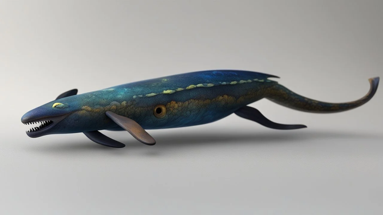 a box 10 cm long by 5 cm wide and 25 cm high, from subnautica, sea animals, leviathan, dark colours