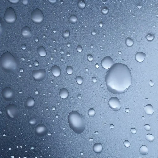 Raindrops in winter, 4k, later, close up view, high detail