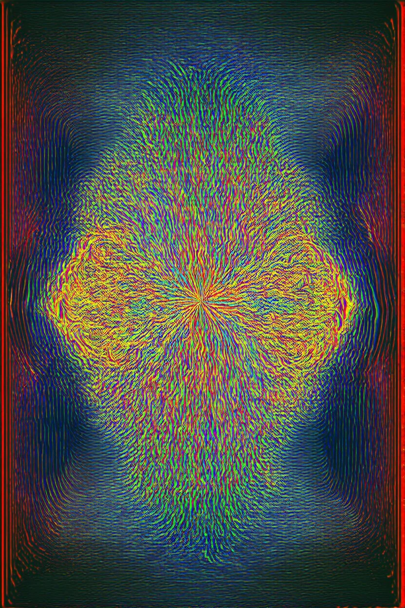 karmic acceleration; neo-surrealistic optical art